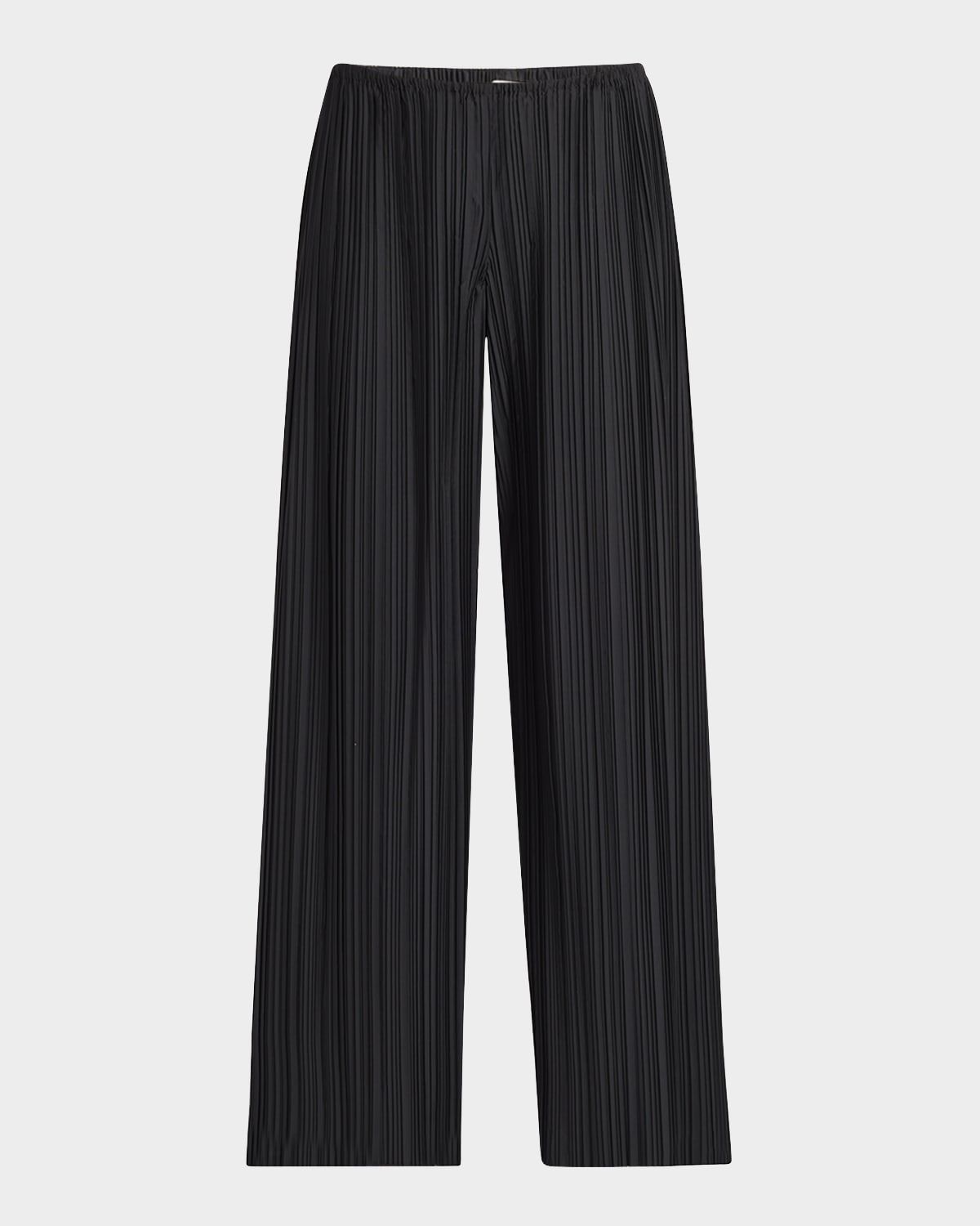 Gala Wide-Leg Pleated Pants