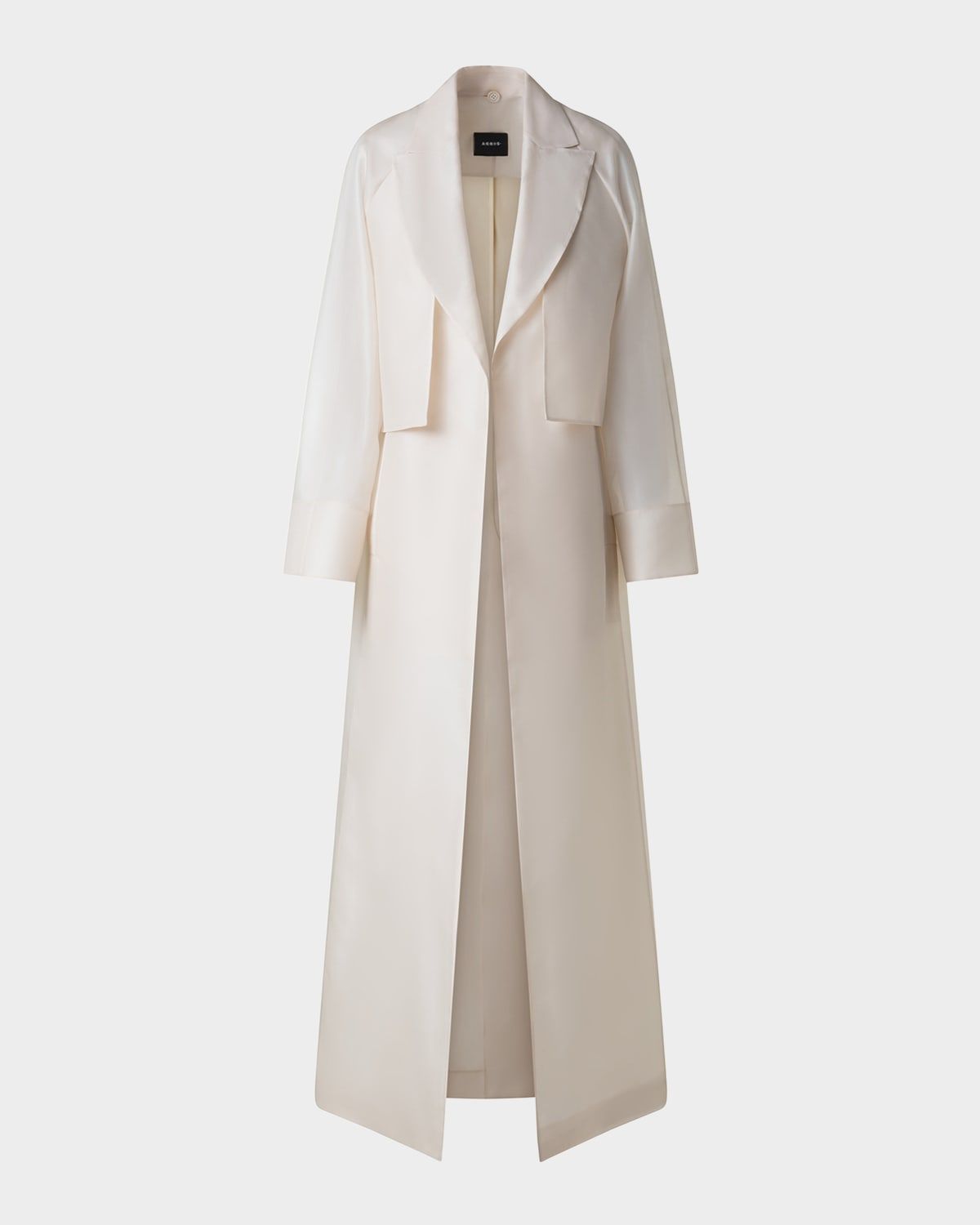 Zendaya Silk Organza Coat With Detachable Bolero