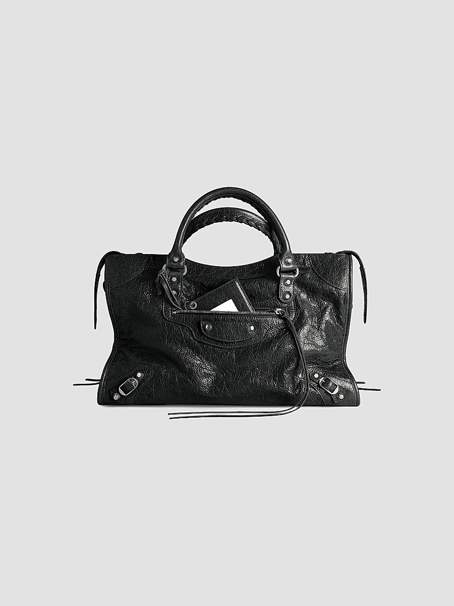 Balenciaga Women's Le City Medium Top Handle Bag - Black