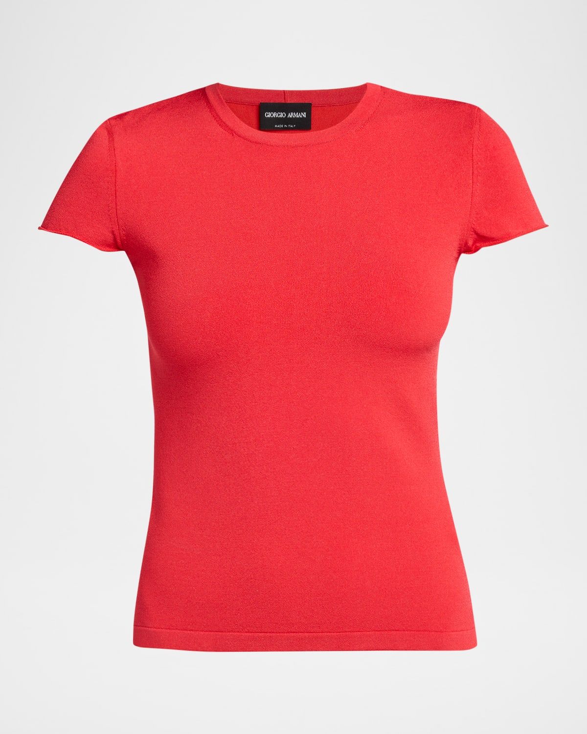 Single Jersey Crewneck T-Shirt