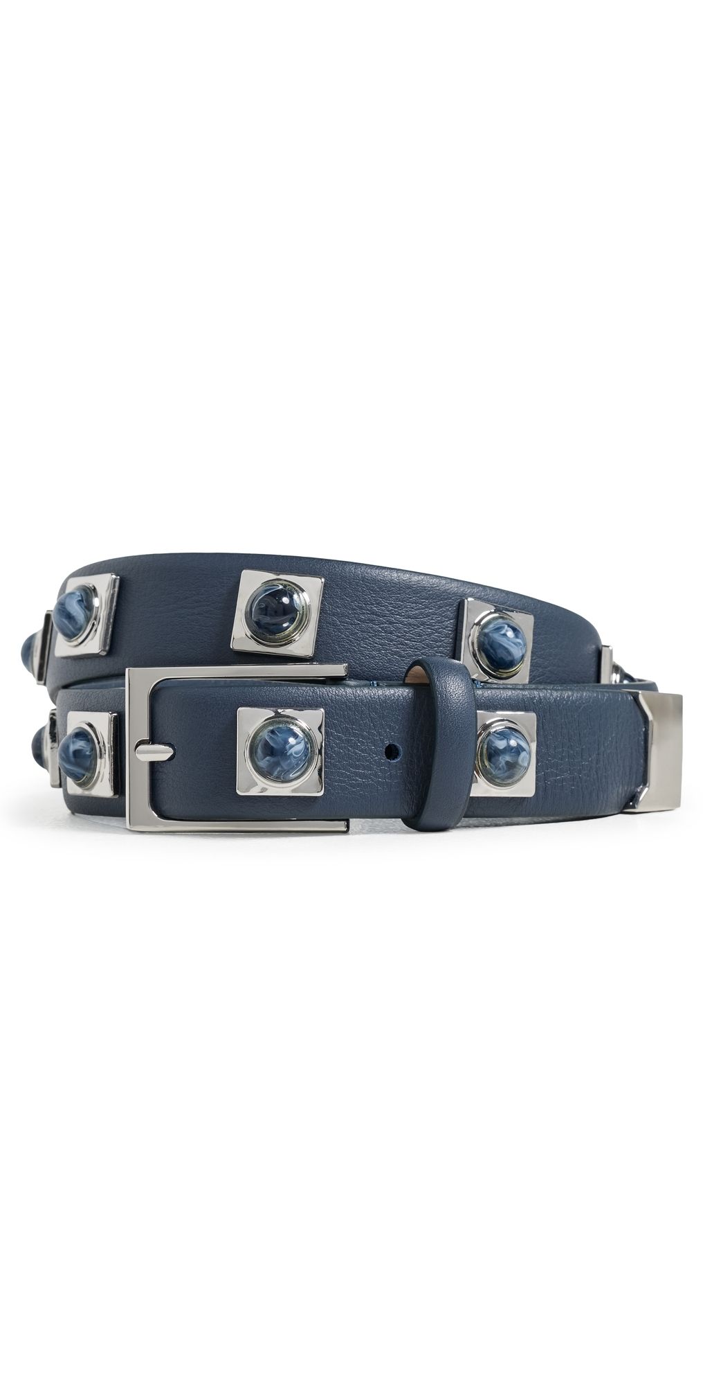 Aureum No. 2 Belt Navy/Silver M/L