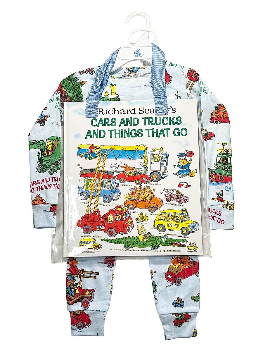 Books To Bed Boy's Little Boy's & Boy's 3-Piece Pajama & Book Set - Blue - Size 6