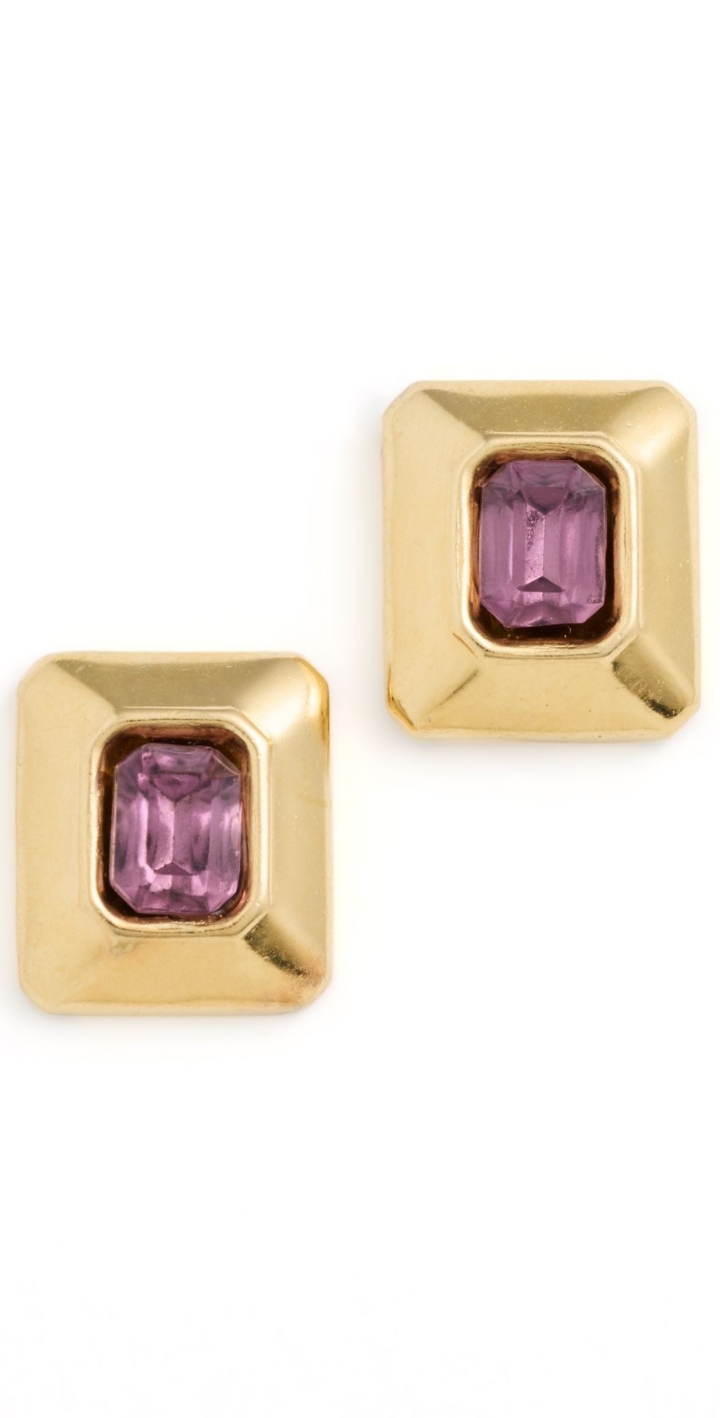 Brinker + Eliza Heritage Earrings Plum One Size