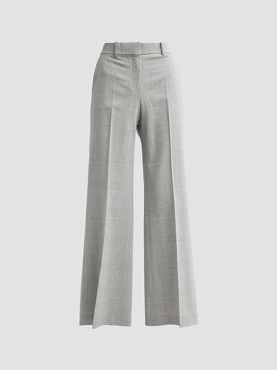 Women's Fluid Flare High-Rise Pants - Grey Multi - Size 14
