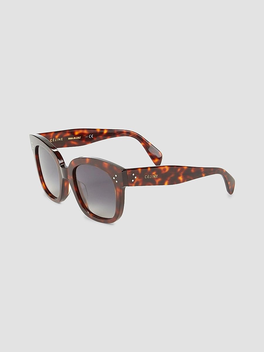 CELINE Women's 54MM Square Cat-Eye Sunglasses - Cool Havana