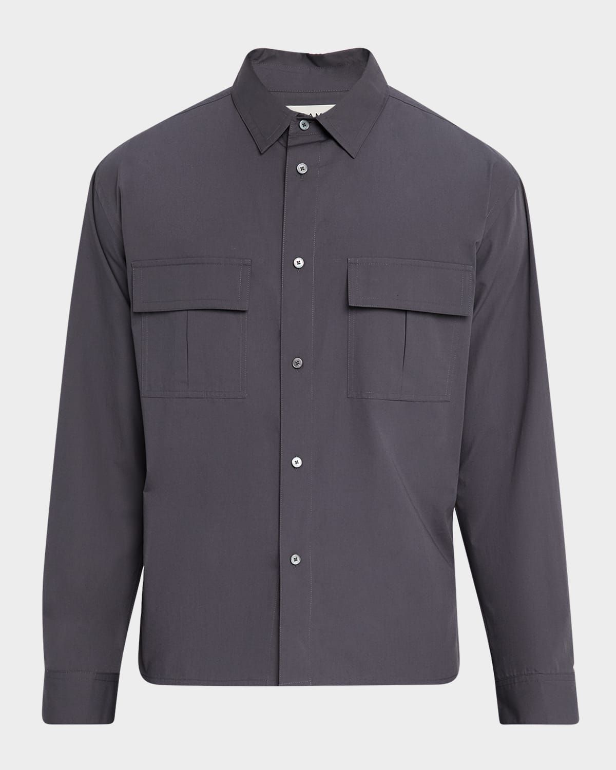 Men & apos;s Multi-Pocket Button-Down Shirt