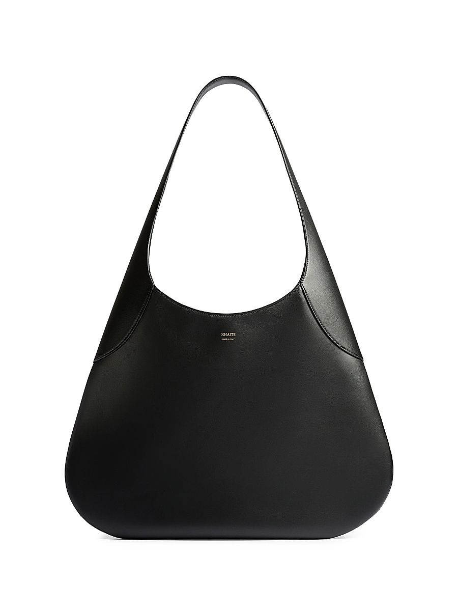Women's Joan Large Leather Hobo Bag - Black