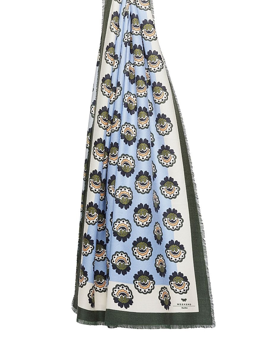 Women's Wool and Silk Stole - Avio