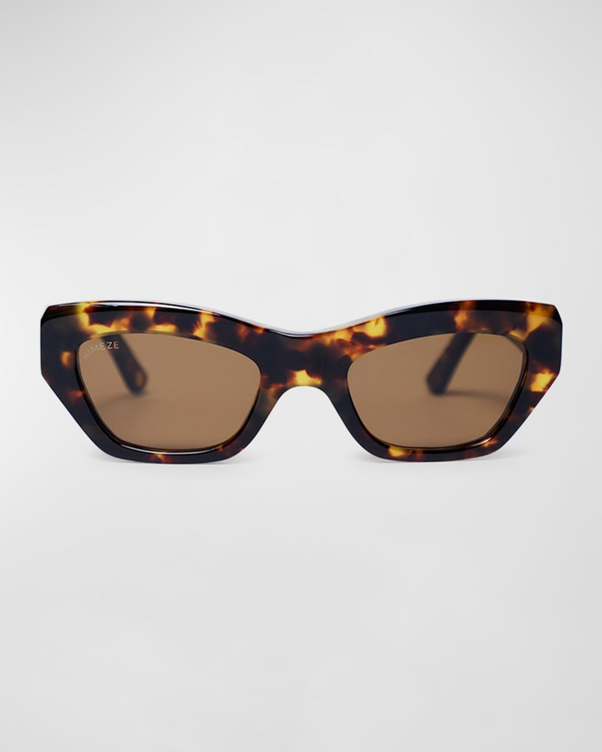 Concept 3 Havana Acetate Cat-Eye Sunglasses