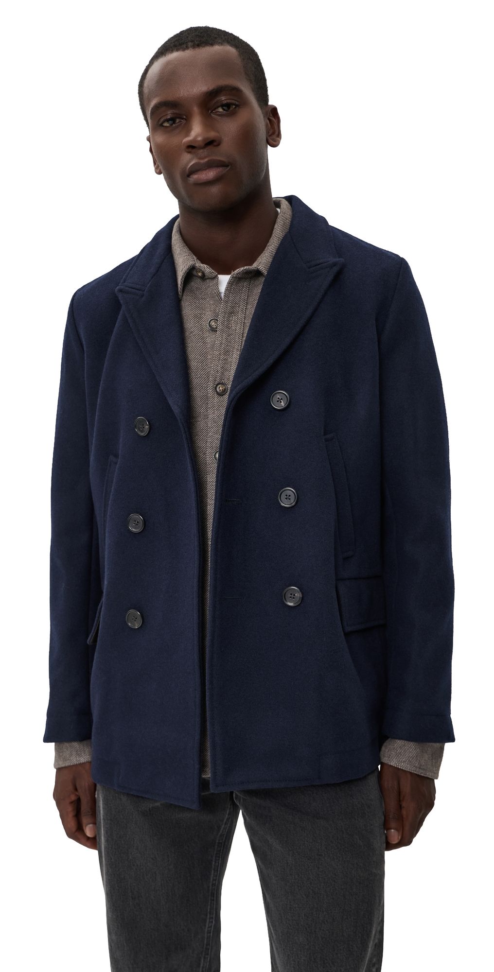 Billy Reid Bond Peacoat Navy XL