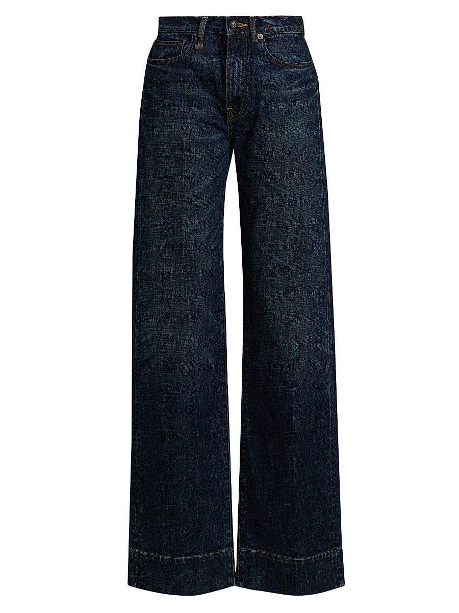 Women's Pauline Wide-Leg Jeans - Hoyt Blue Stretch - Size 31