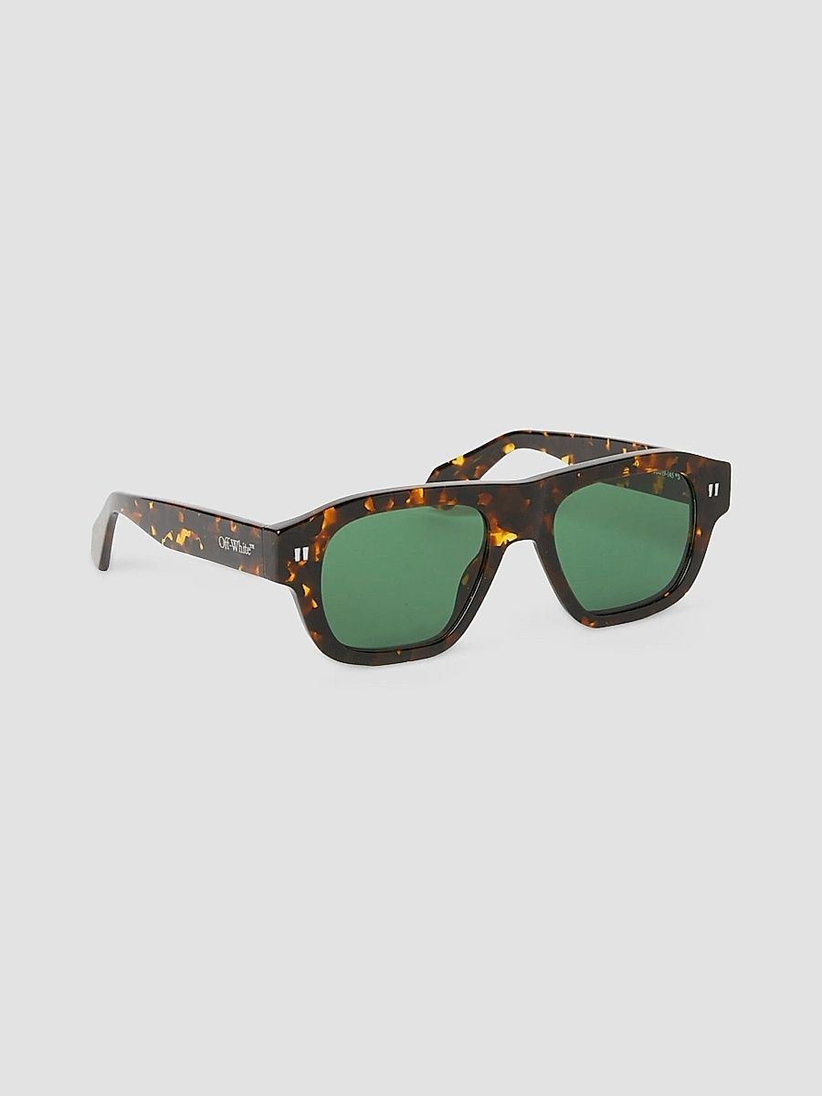 Off-White Men's Providence 52MM Geometric Sunglasses - Havana Green