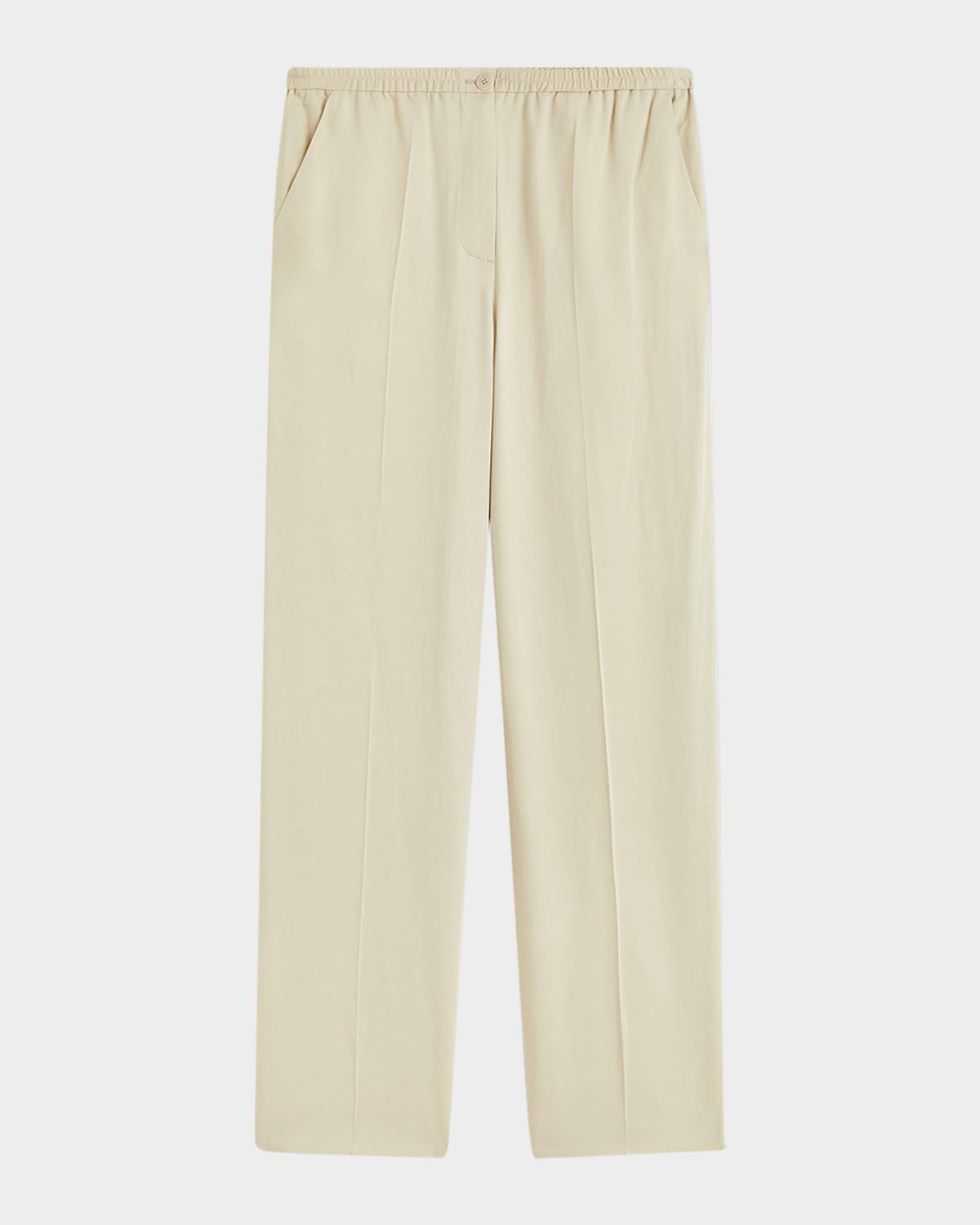 Tahiti Straight-Leg Soft Viscose Trousers