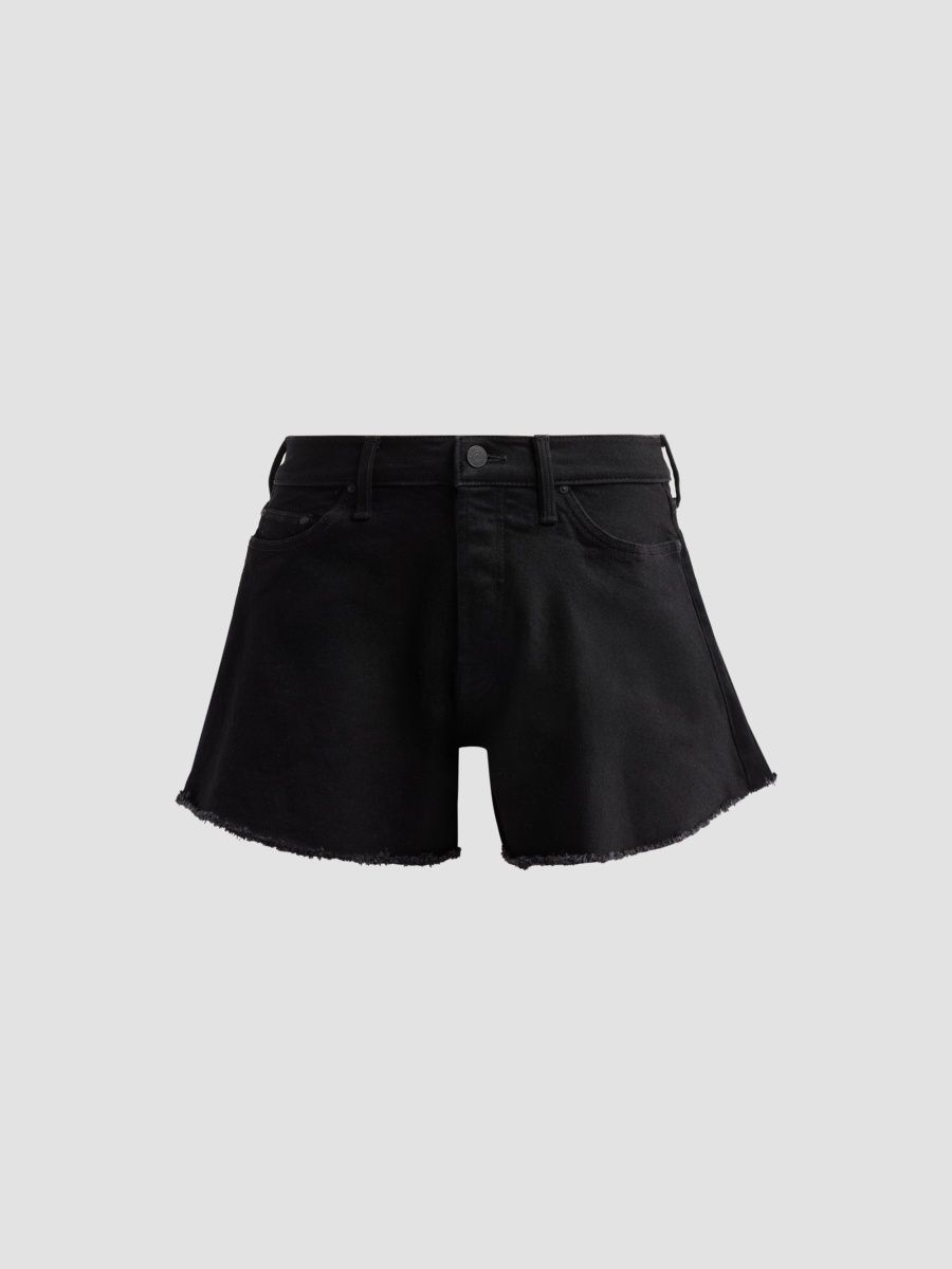 Mother Women's The Flutter Fray Denim Shorts - Nighty Night - Size 32