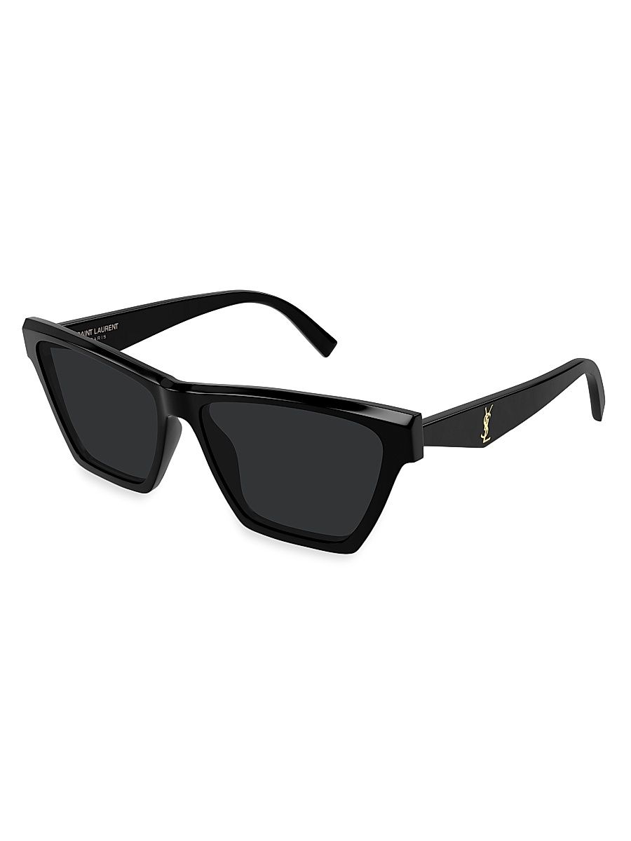 Women's Color Animation 58MM Cat-Eye Sunglasses - Black