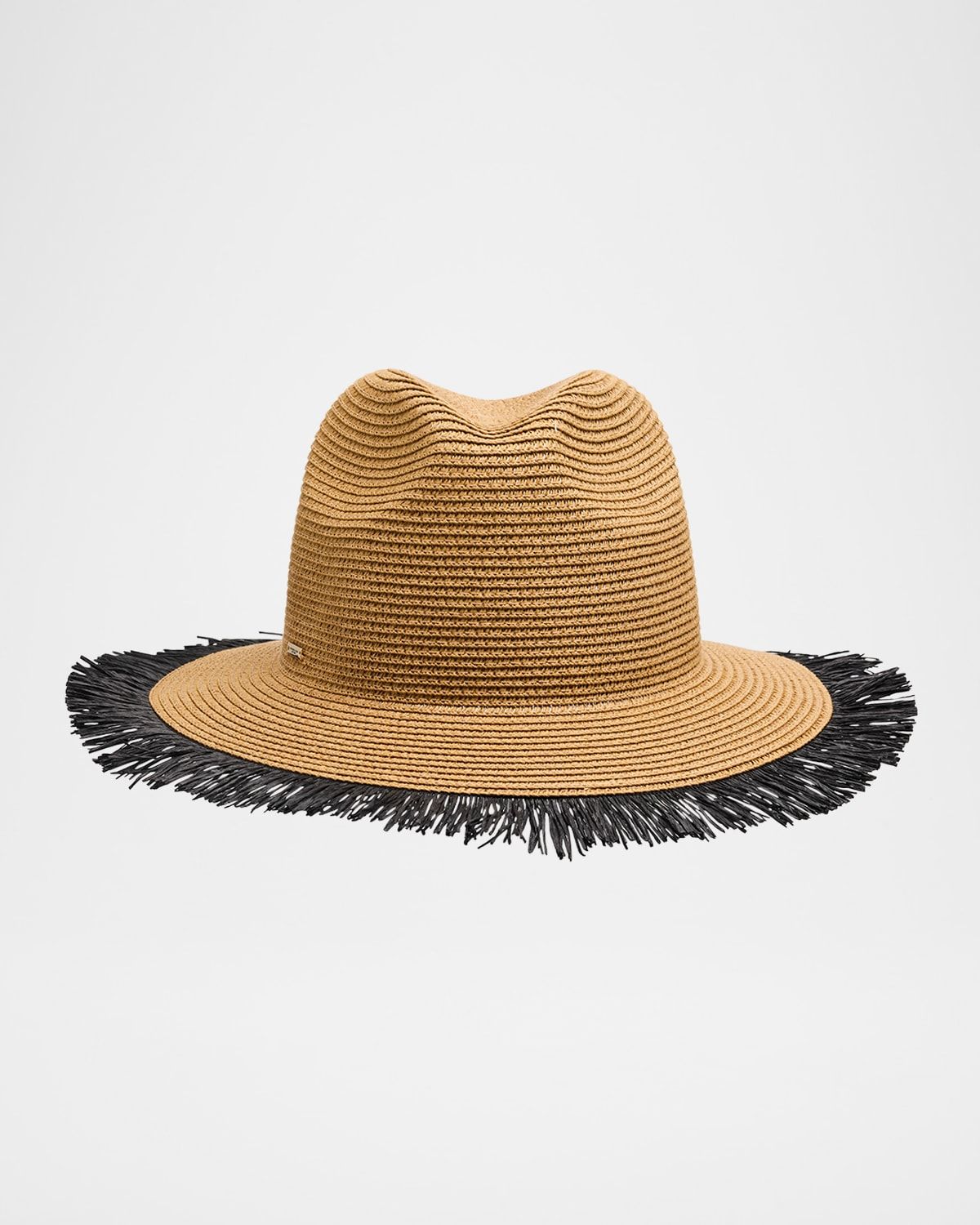 Courtney Fringed Packable Fedora