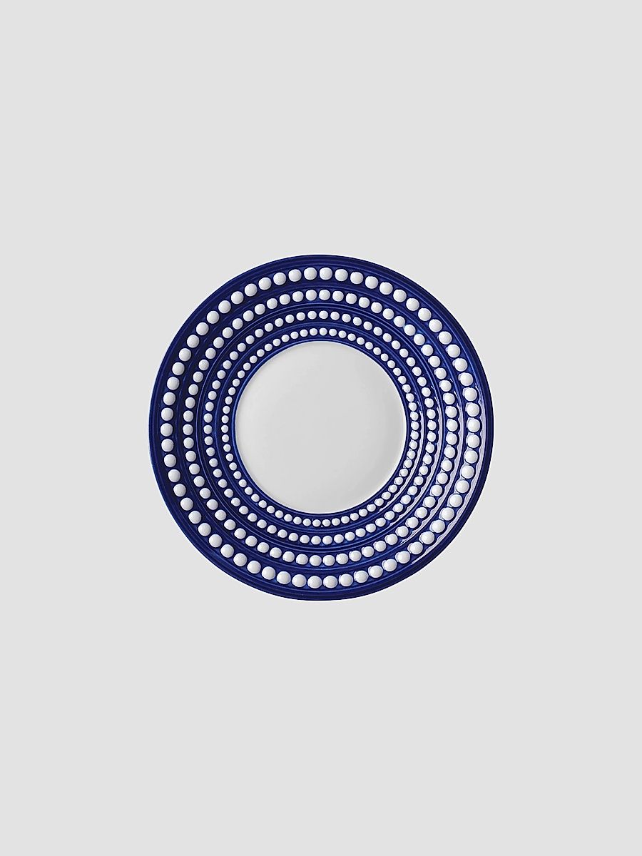 L'Objet Perlee Bleu Saucer