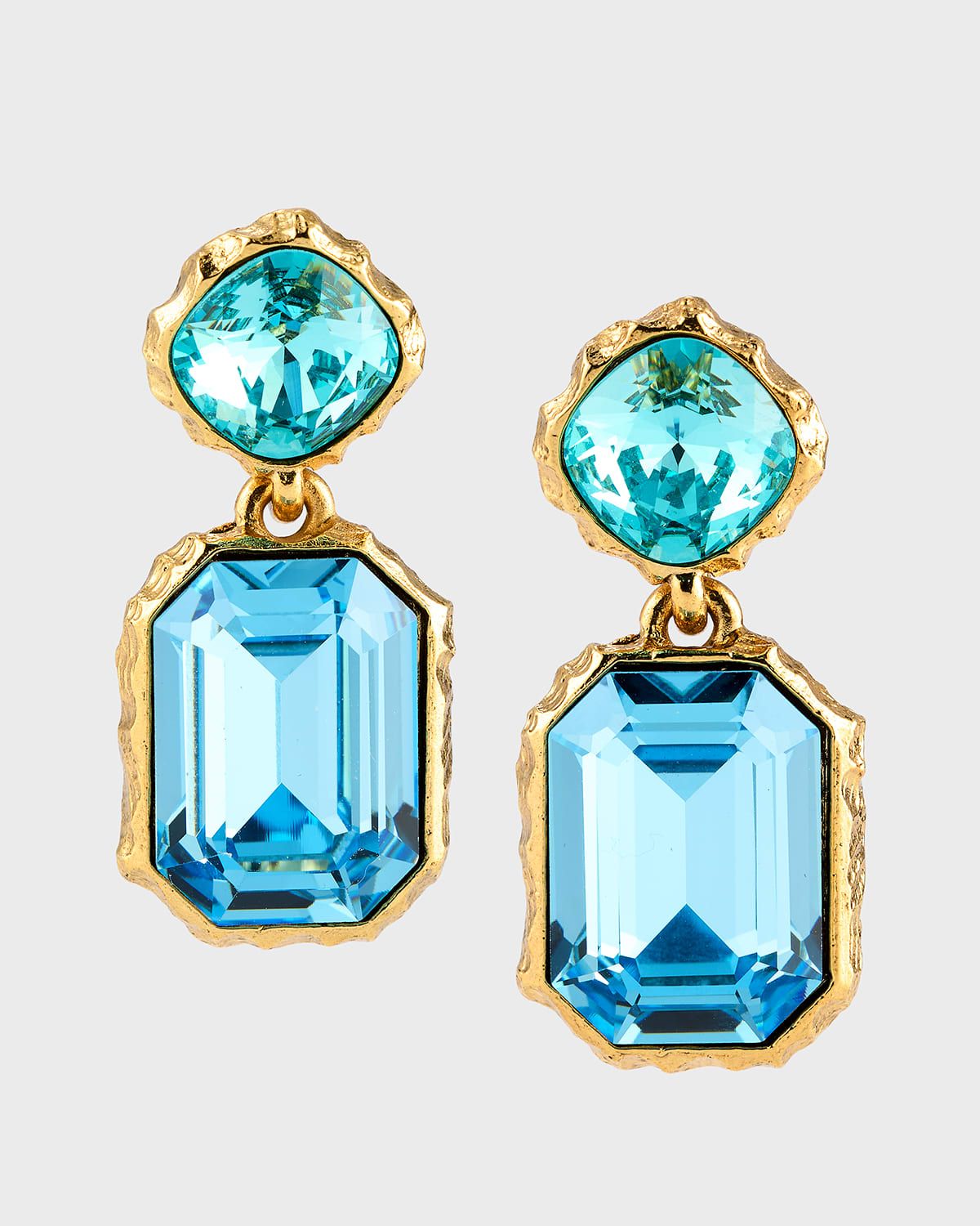 Classic Crystal Drop Earrings