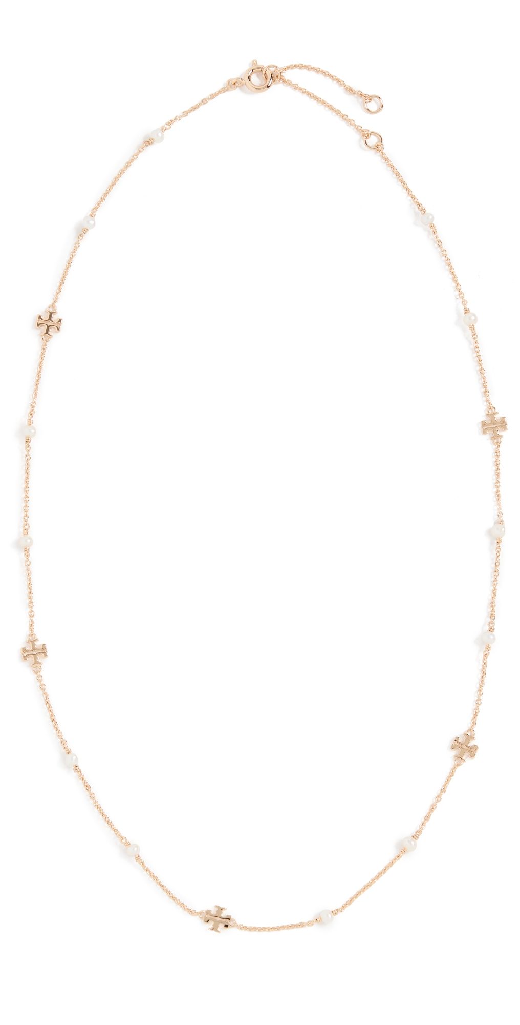 Tory Burch Delicate Moondance Pearl Necklace Tory Gold/Pearl One Size