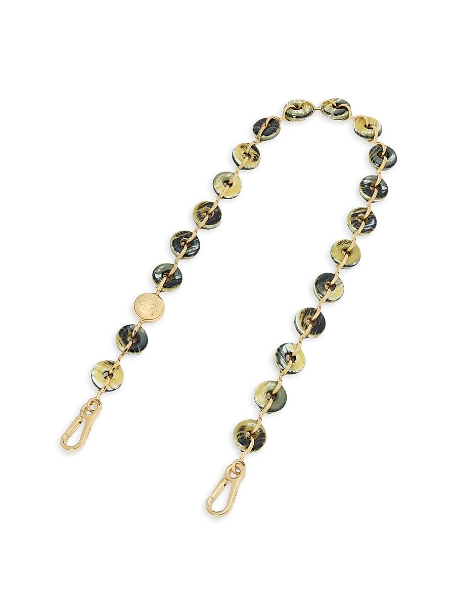 Women's Donut Chain Strap - Black Beige