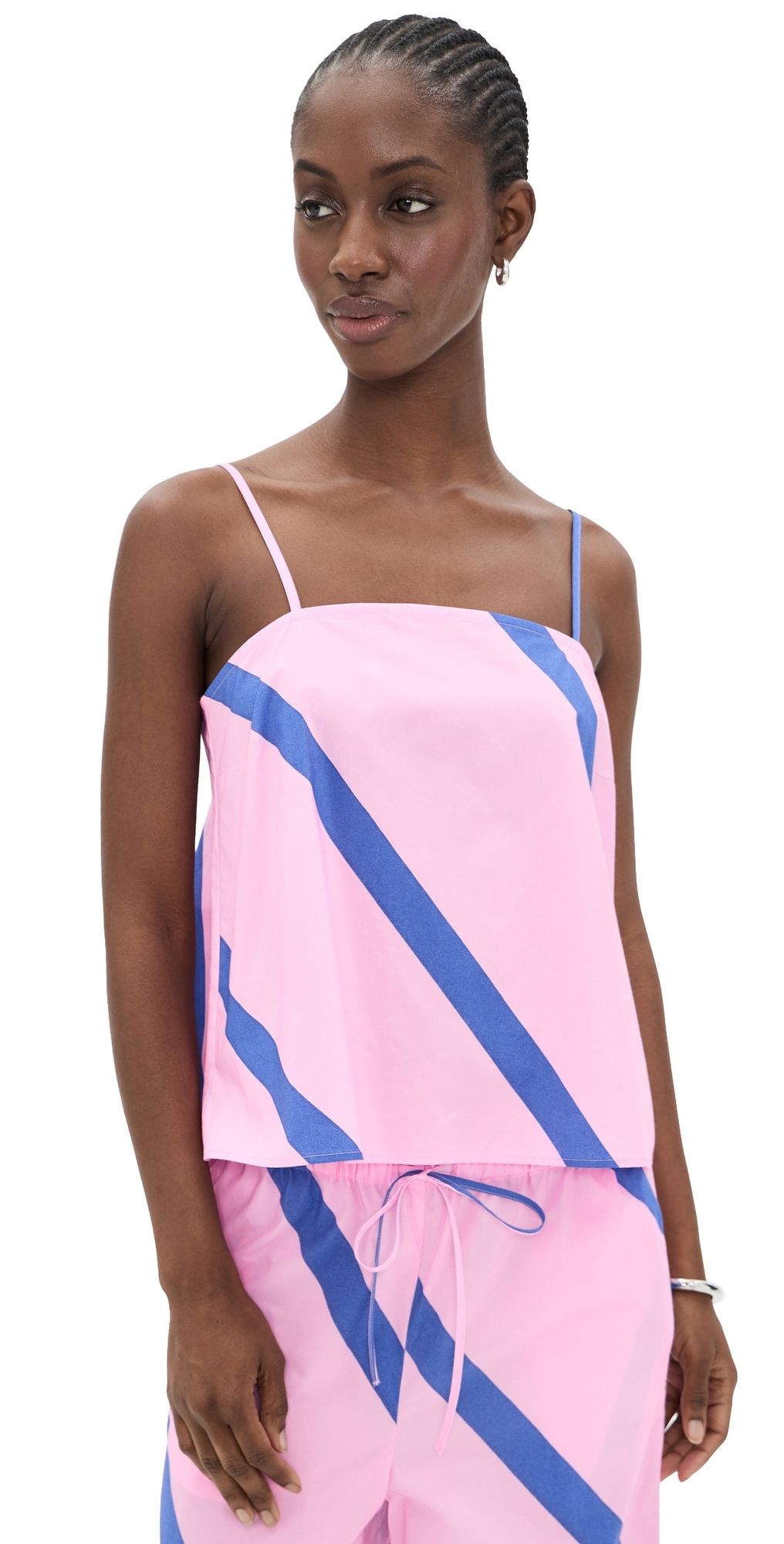 Marimekko Puisto Basso Top Blue/Pink 38