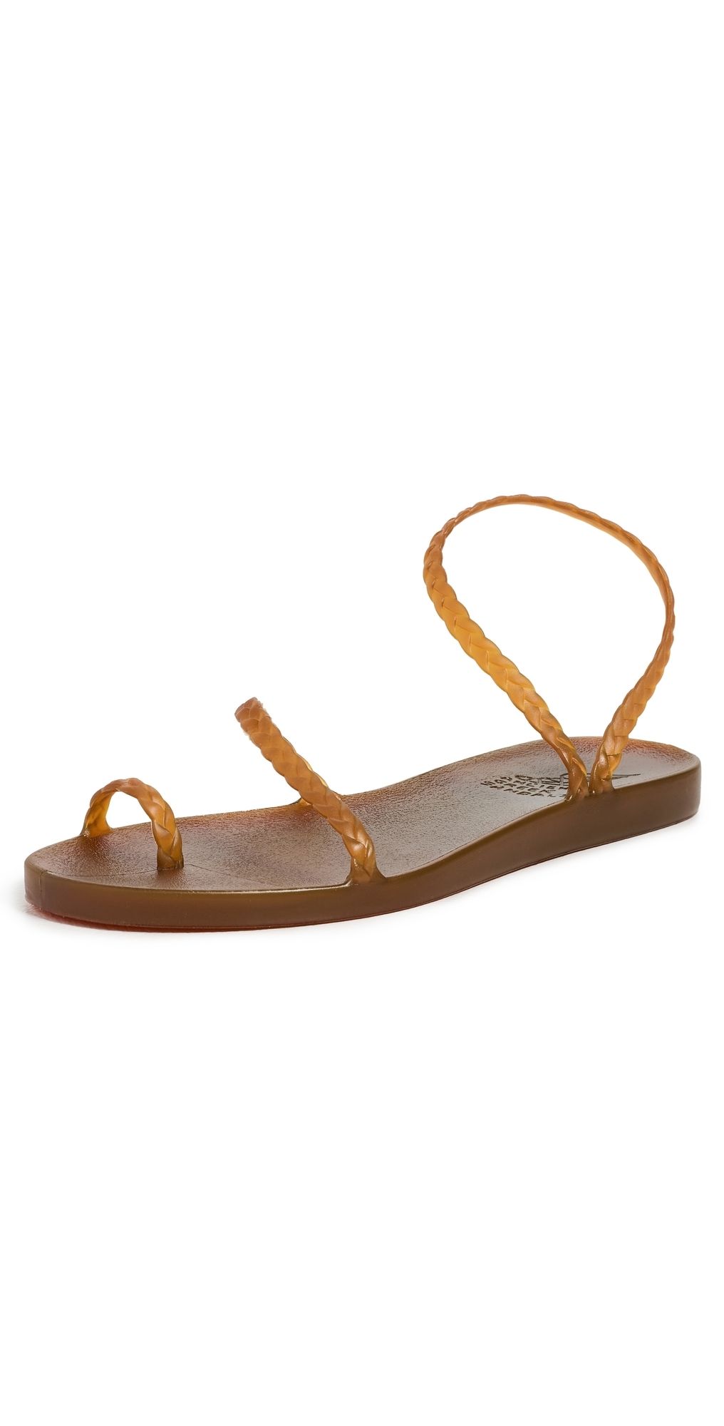 Ancient Greek Sandals Eleftheria Jelly Sandals Caramel 36