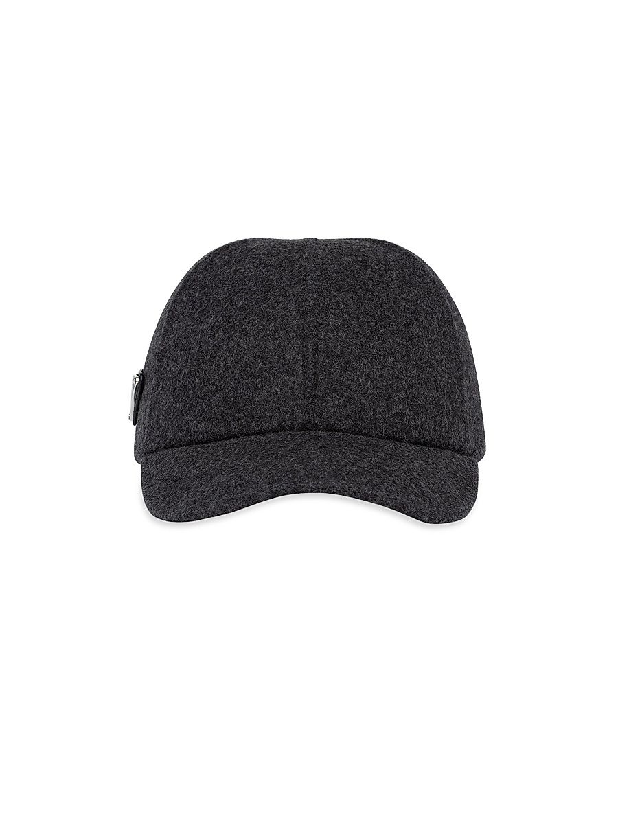 Men's Felt Baseball Cap - Grey - Size Medium