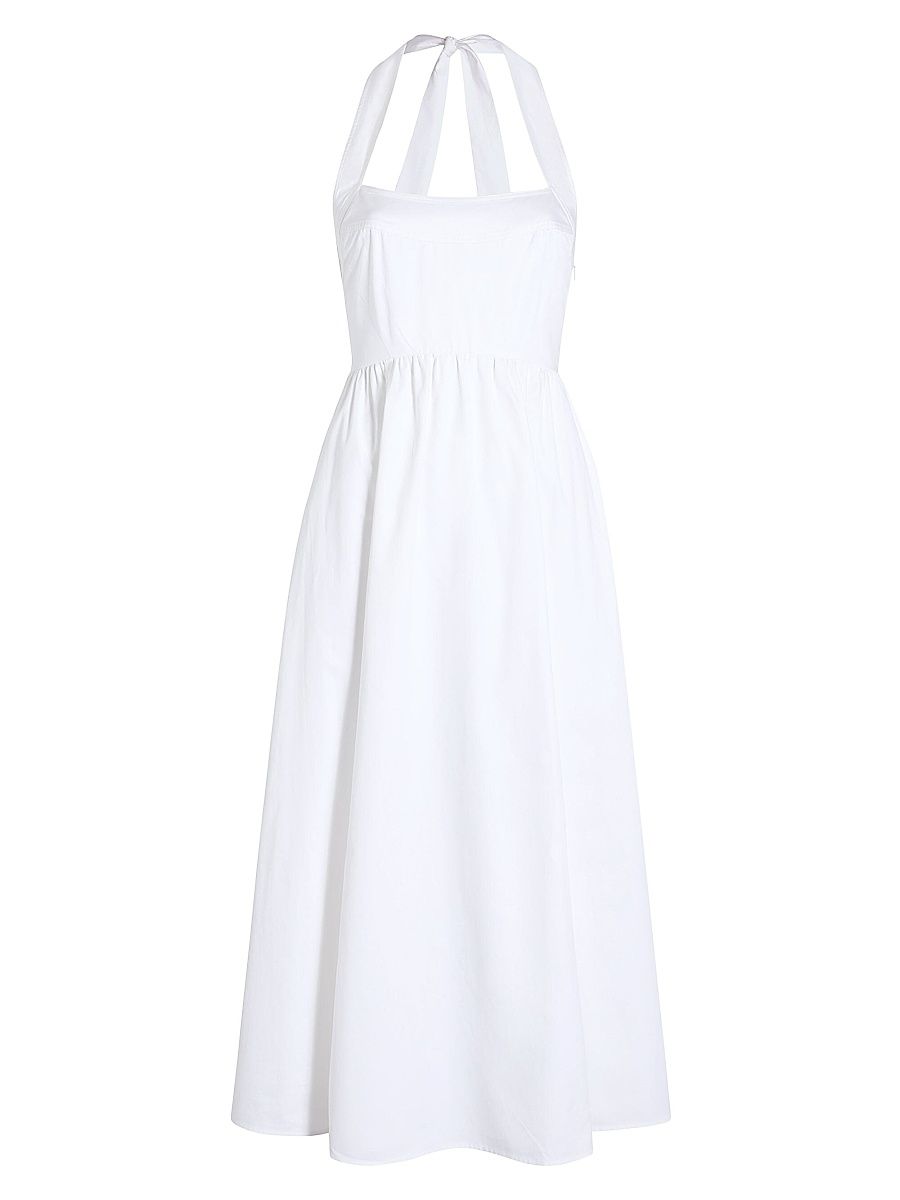Women's The Fleur Midi Dress - White - Size XXL