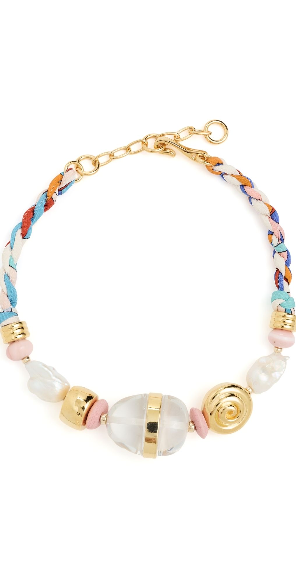 Lizzie Fortunato Glass Beach Necklace In Majorca Multi One Size