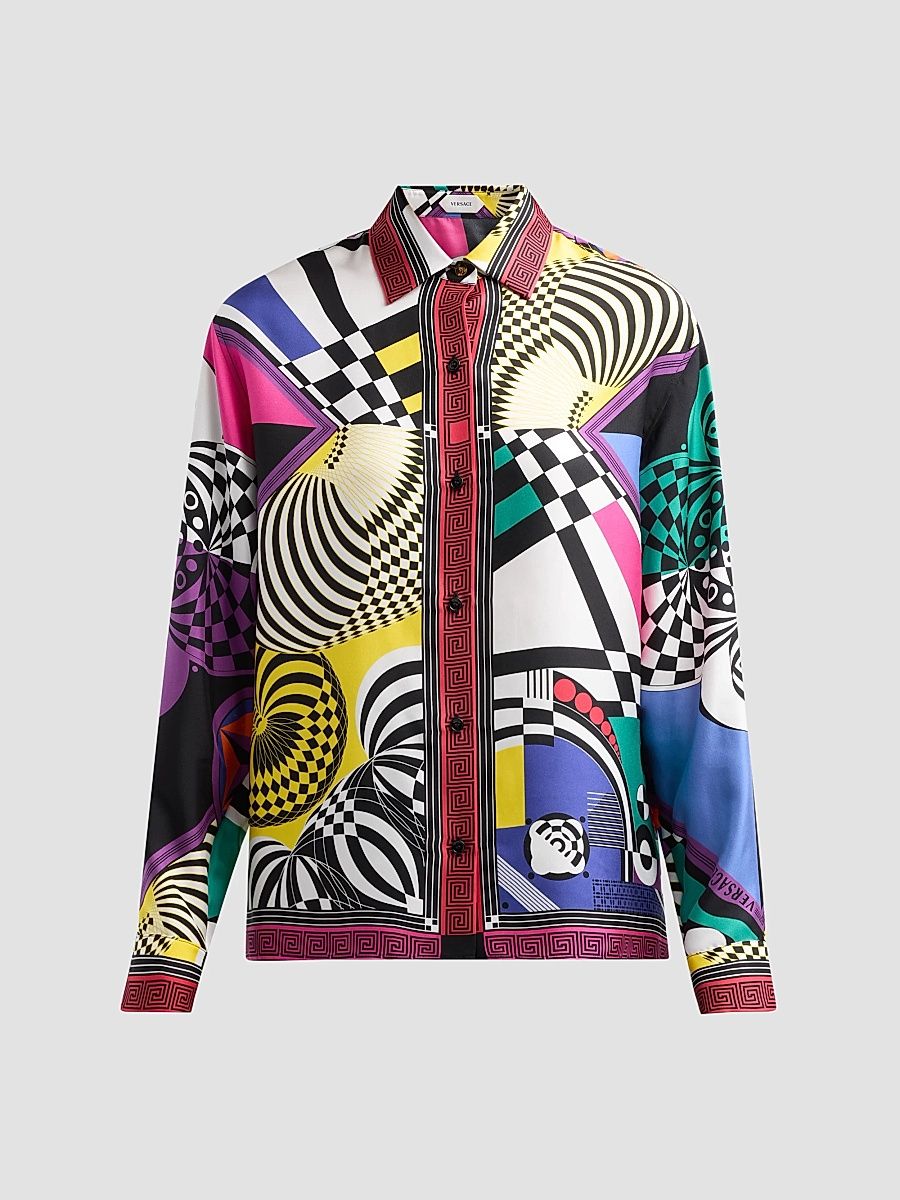 Women's Teatro Foulard Silk Twill Shirt - Size 10