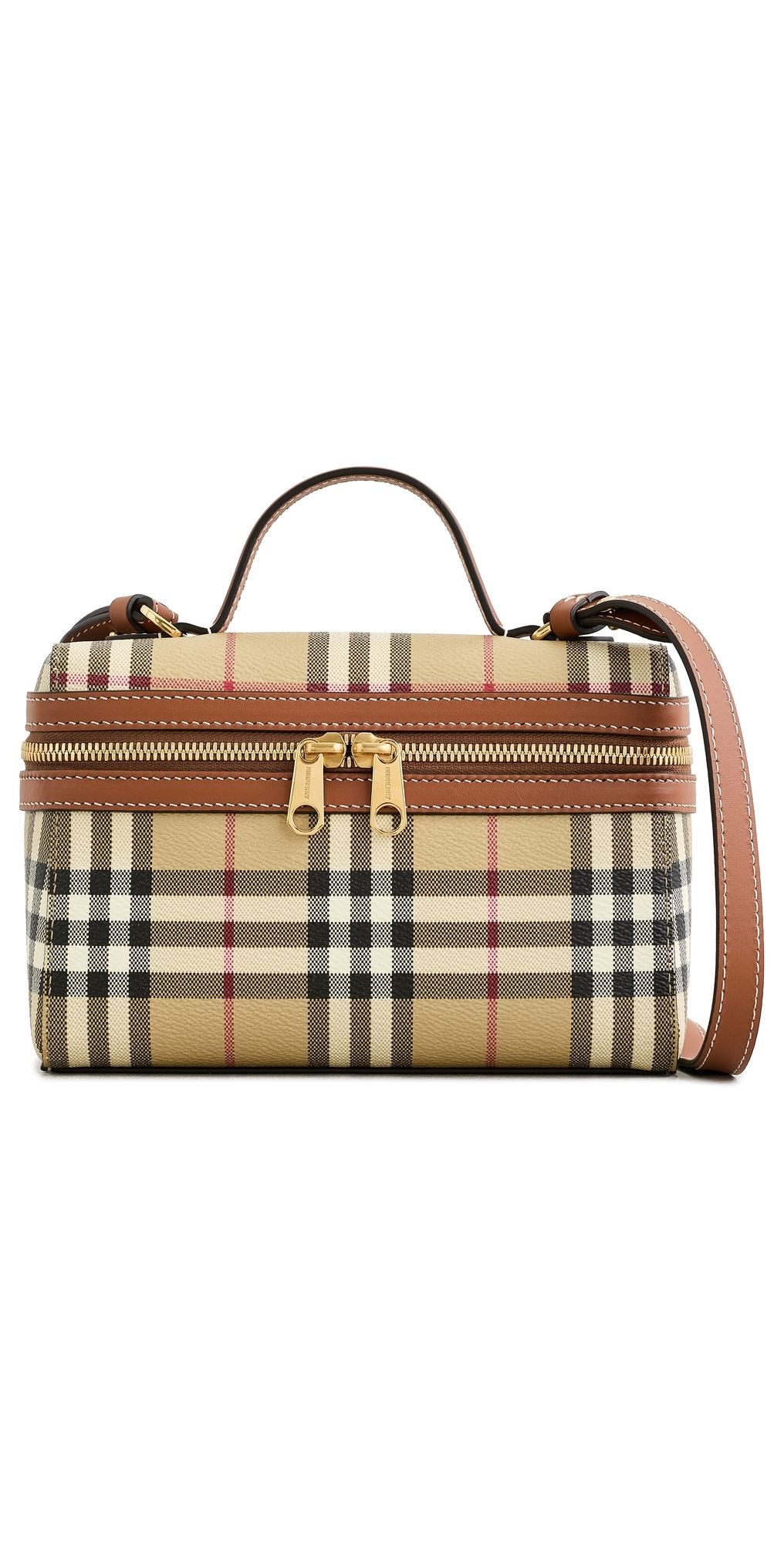 Burberry Vanity Case Vintage Check One Size