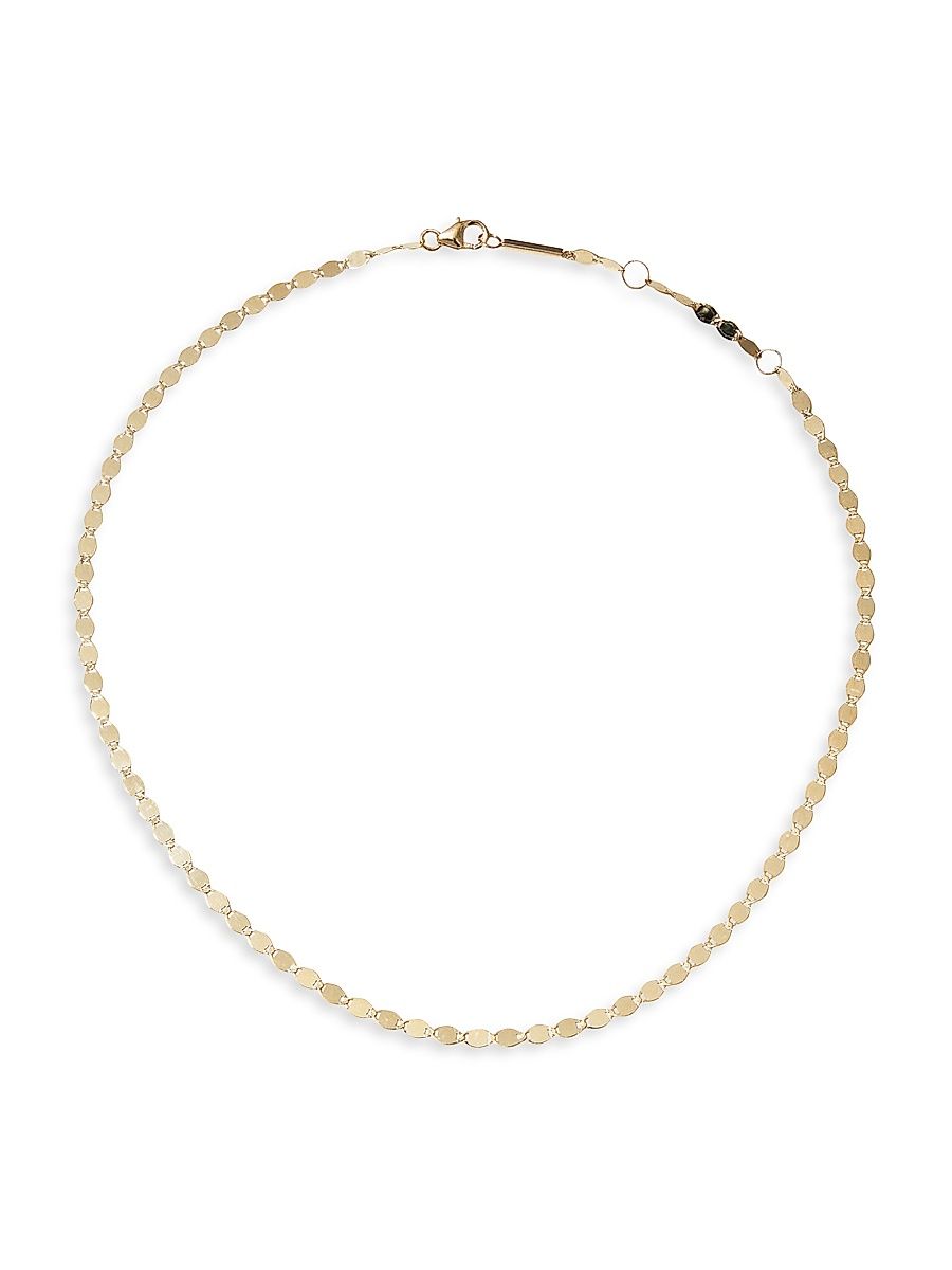 Women's Nude 14K Yellow Gold Chain Choker - Gold