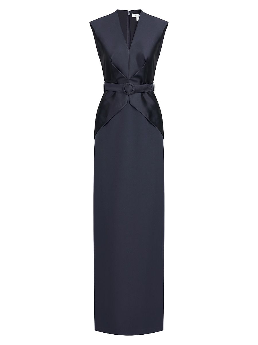 Women's Bronwyn Column Gown - French Navy - Size 2