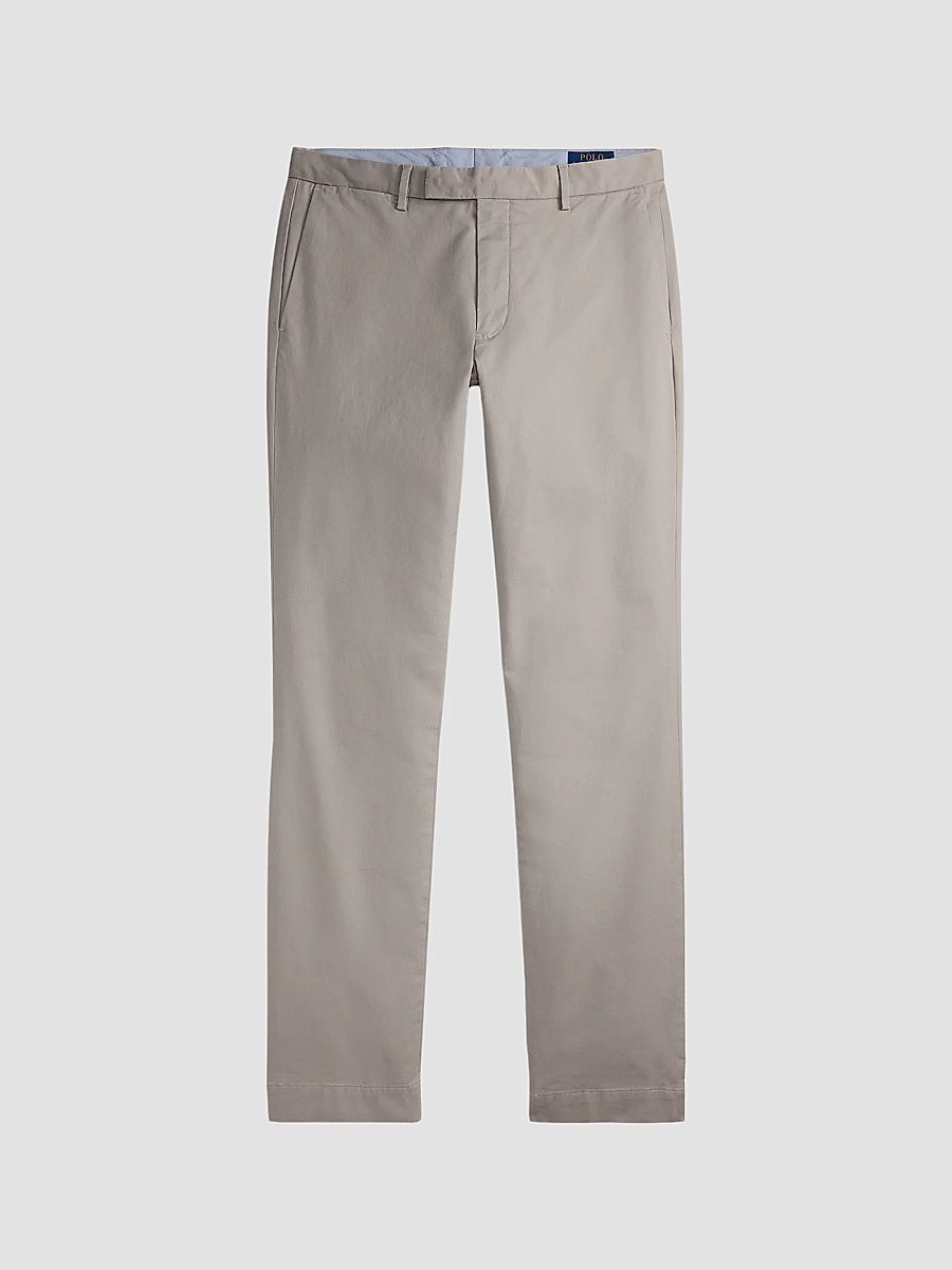 Men's Greenwich Slim-Fit Stretch Chino Pants - Grey Fog - Size 40