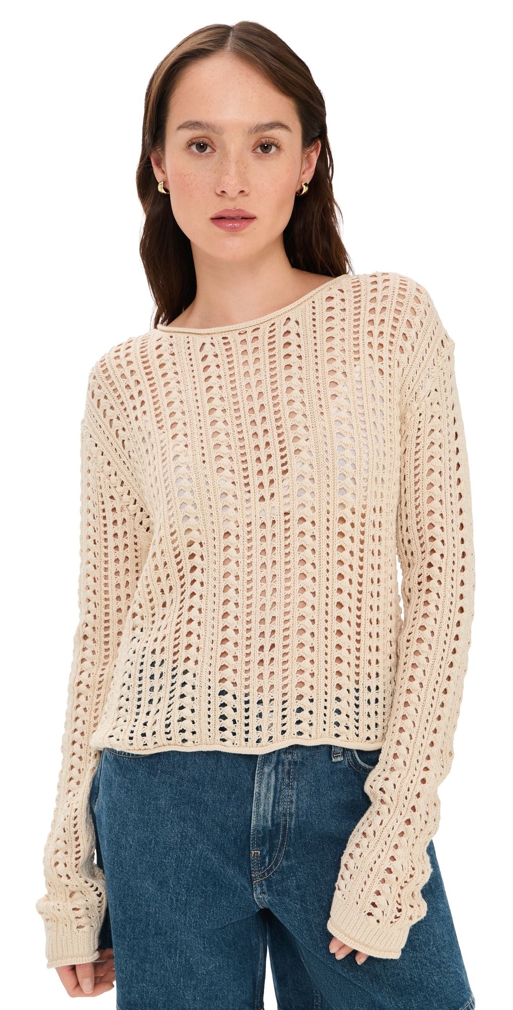 Z Supply Upland Sweater Island Coconut XS