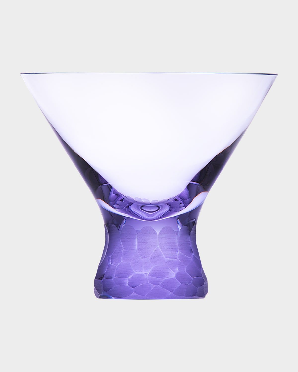 Pebbles Stemless Martini Glass - Alexandrite