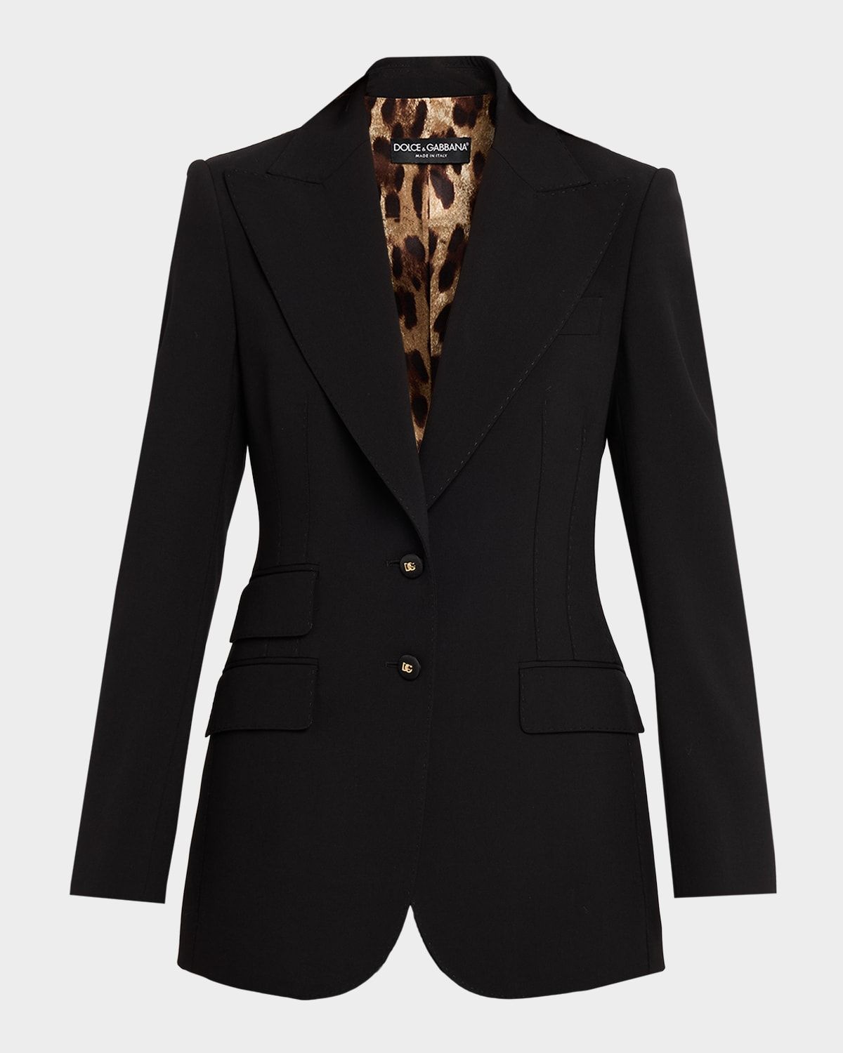 Turlington Woolen Single-Breasted Jacket