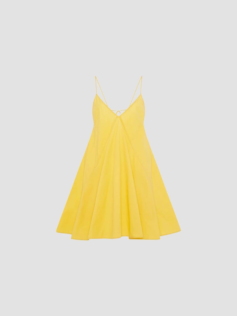 Another Tomorrow Women's Flare Sun Dress - Vermilion - Size Large