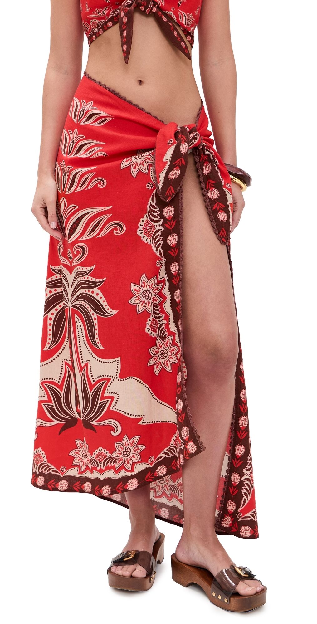 FARM Rio Ainika Garden Red Skirt Ainika Garden Red XL