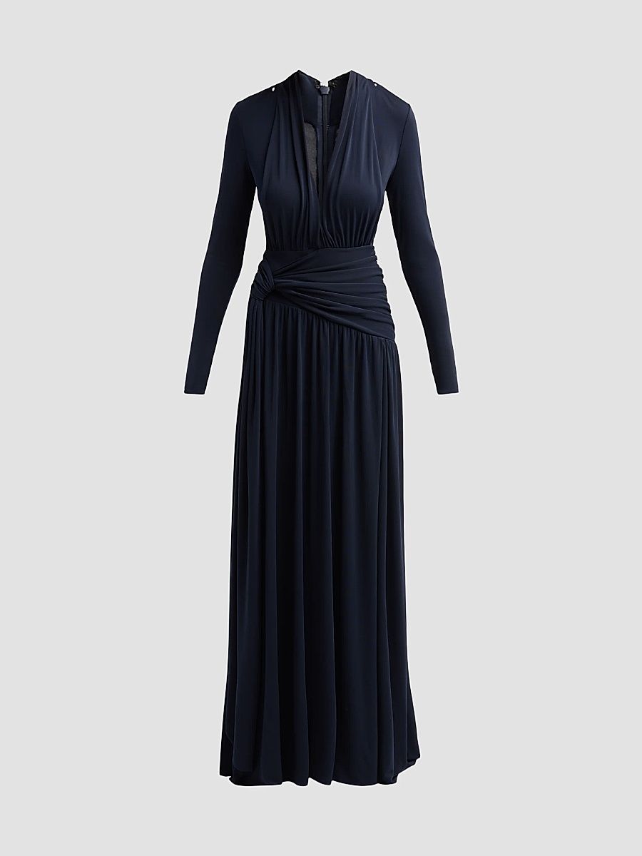 Women's Zaviana Jersey Maxi Dress - Navy - Size 14
