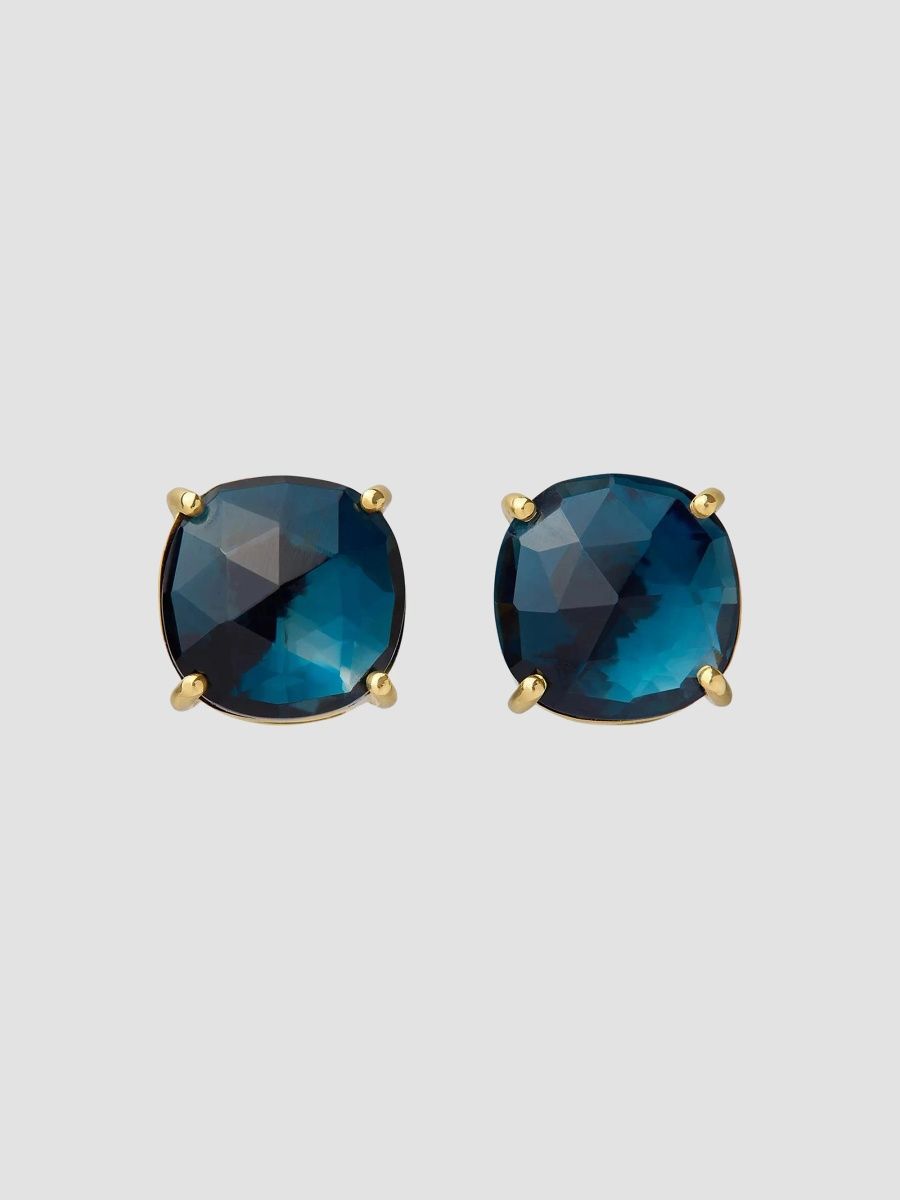Marco Bicego Women's 18K Yellow Gold Jaipur Color London Blue Topaz Stud Earrings - Yellow Gold