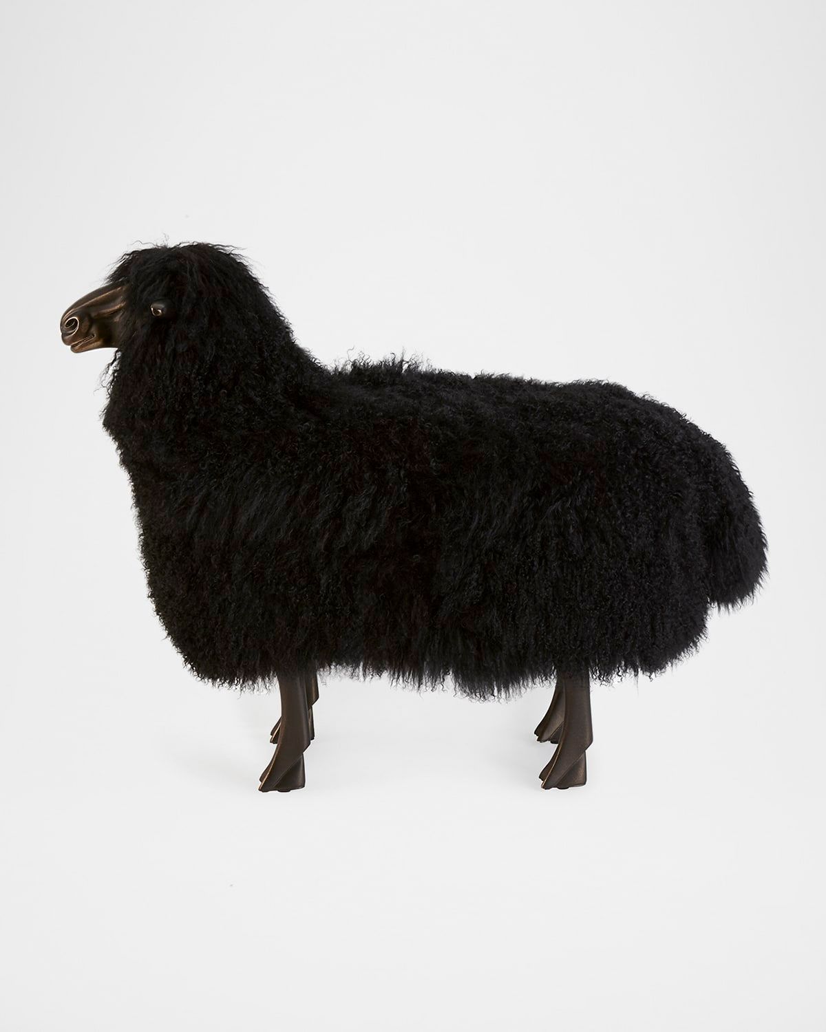 Maddox Sheepskin Bench