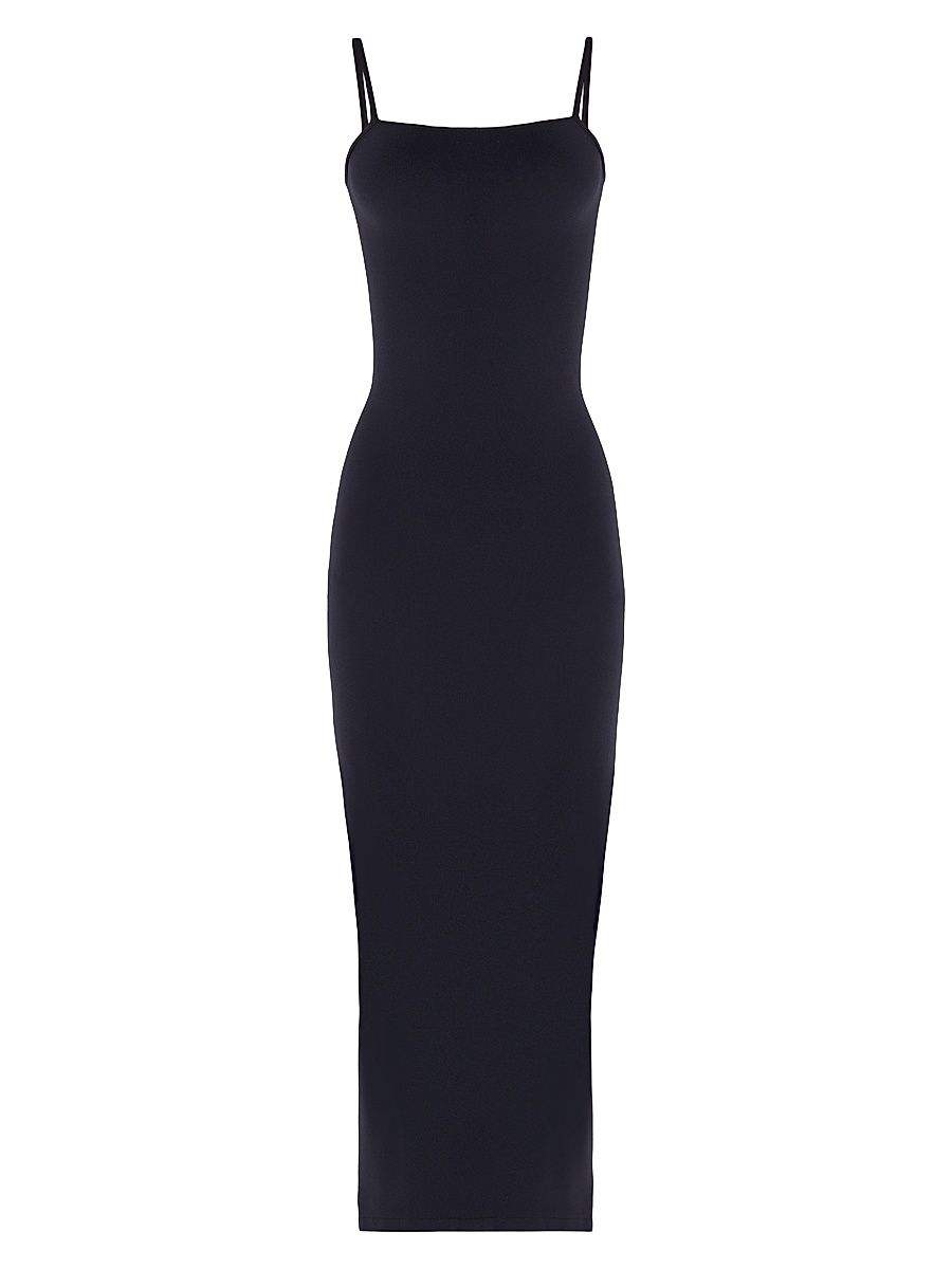 Women's Strap Fatal Tube Midi-Dress - Black - Size Small