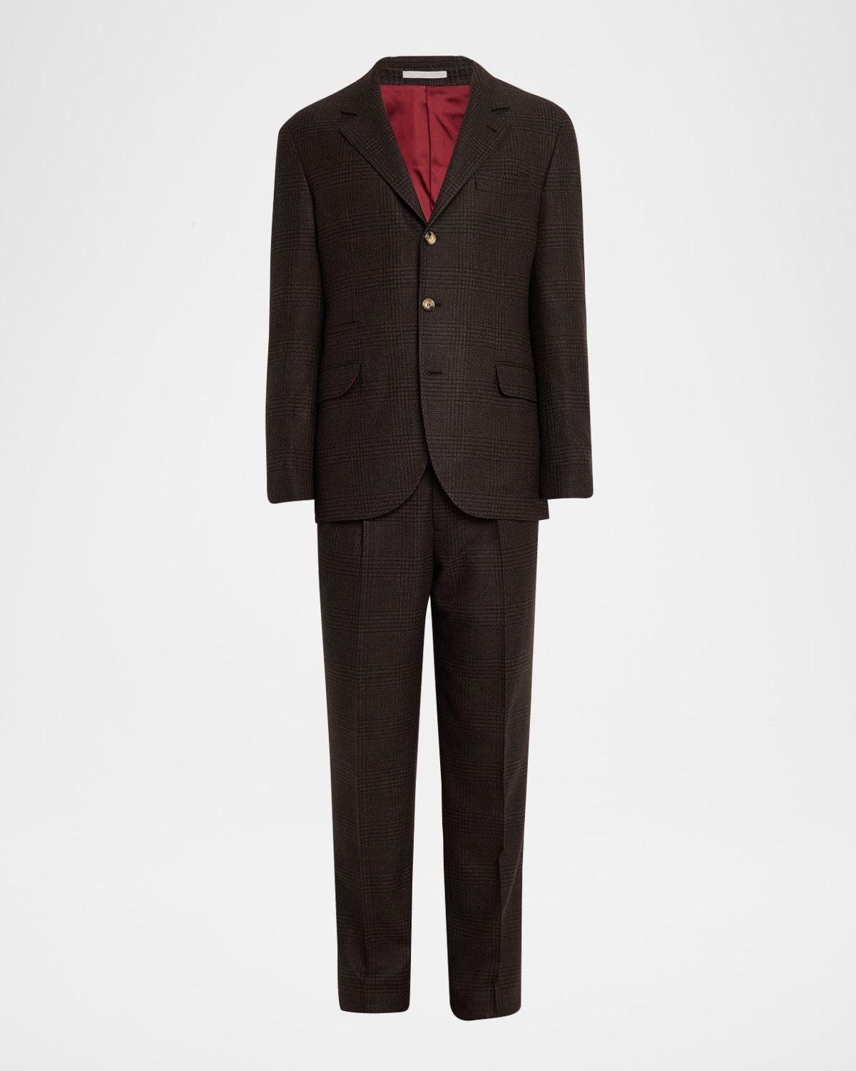 Men & apos;s Wool, Cashmere and Silk Prince of Wales Suit