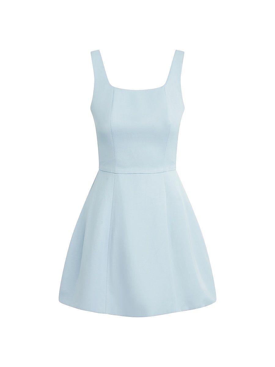 Women's Morgan Fit-&-Flare Minidress - Sky Blue - Size 8