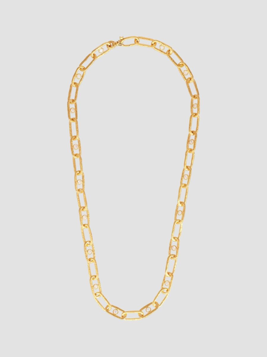 Gurhan Women's Hoopla 24K & 18K Yellow Gold & 2.64 TCW Diamond Oval-Link Chain Necklace - Yellow Gold