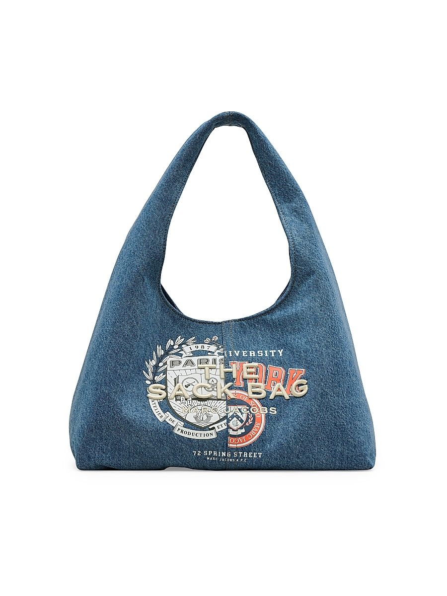 Women's The A. P.C. x Marc Jacobs Denim Sack Bag - Washed Indigo