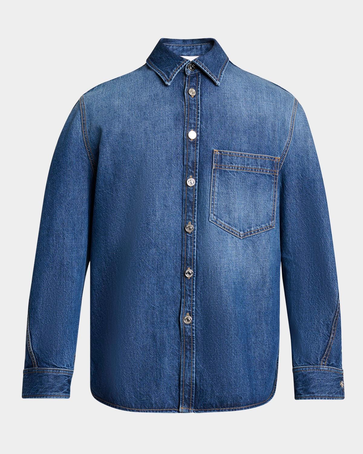 Men & apos;s Denim Overshirt