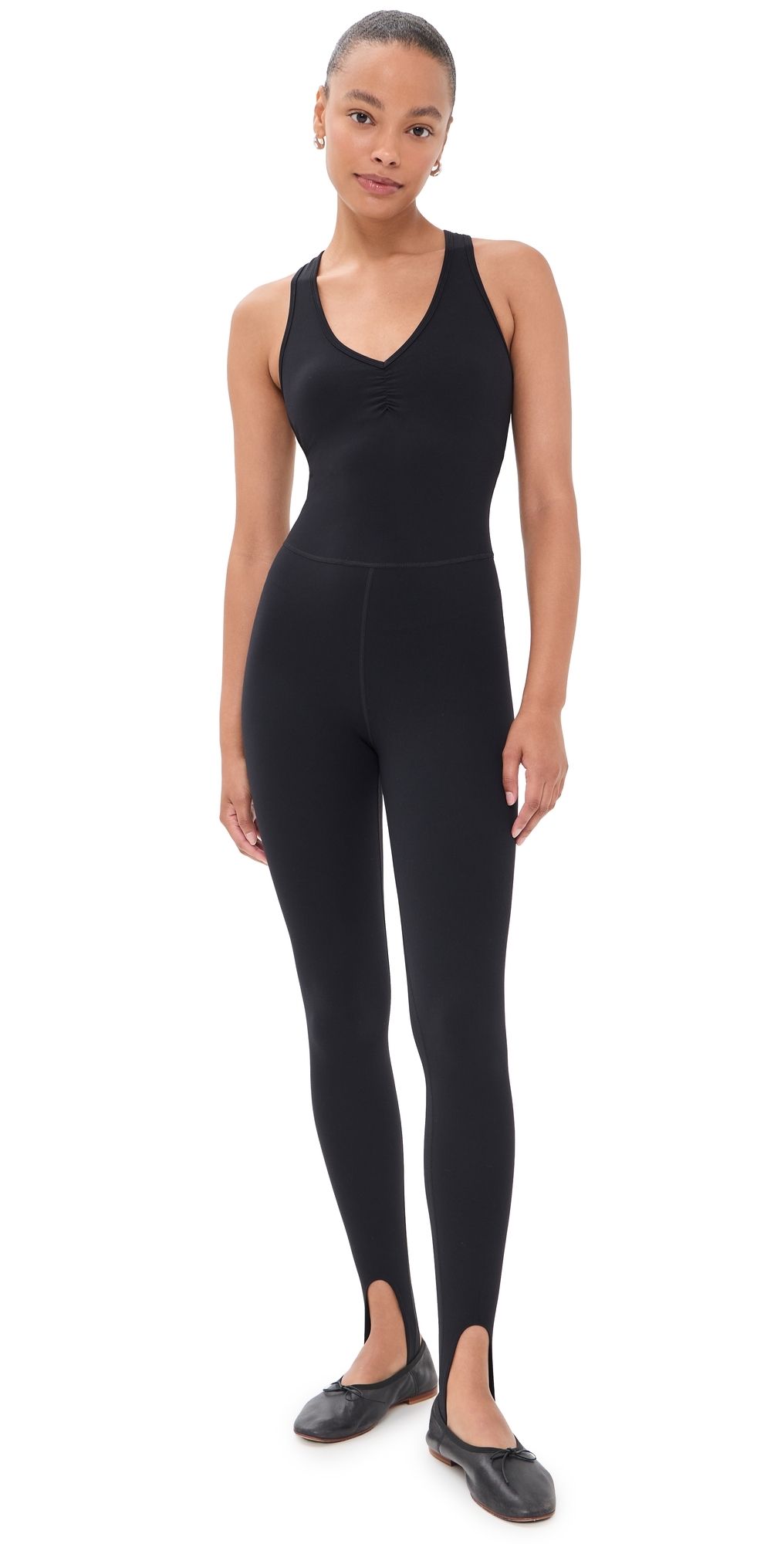 Splits59 Darci Airweight Stirrup Jumpsuit Black L