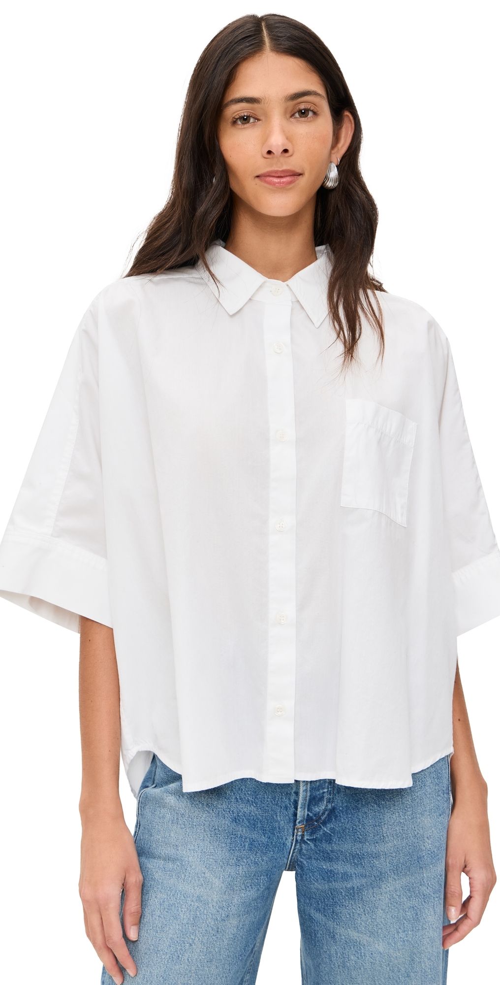 Citizens of Humanity Claire Shirt Optic White M